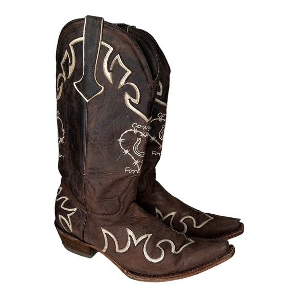 Pecos Bill "Cowgirl Forever" Cowboy Boots - Picture 3 of 8